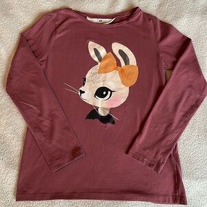 H&M rabbit T-shirts, size 6x/7